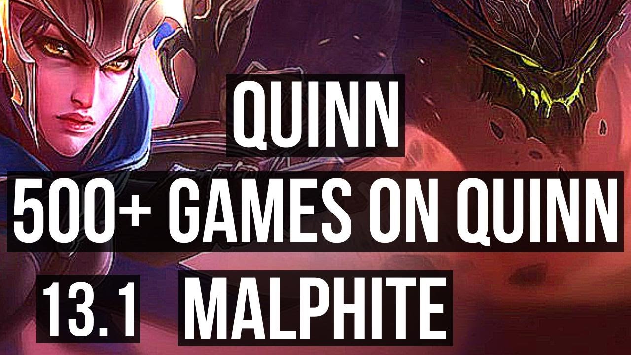 QUINN vs MALPH (TOP) | 500+ games | KR Diamond | 13.1