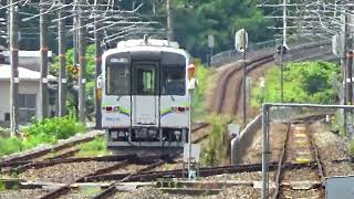 【井原鉄道】神辺駅行きIRT355形気動車　清音駅発車