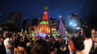 Brisbane Christmas Tree Lighting countdown on 27/11/15