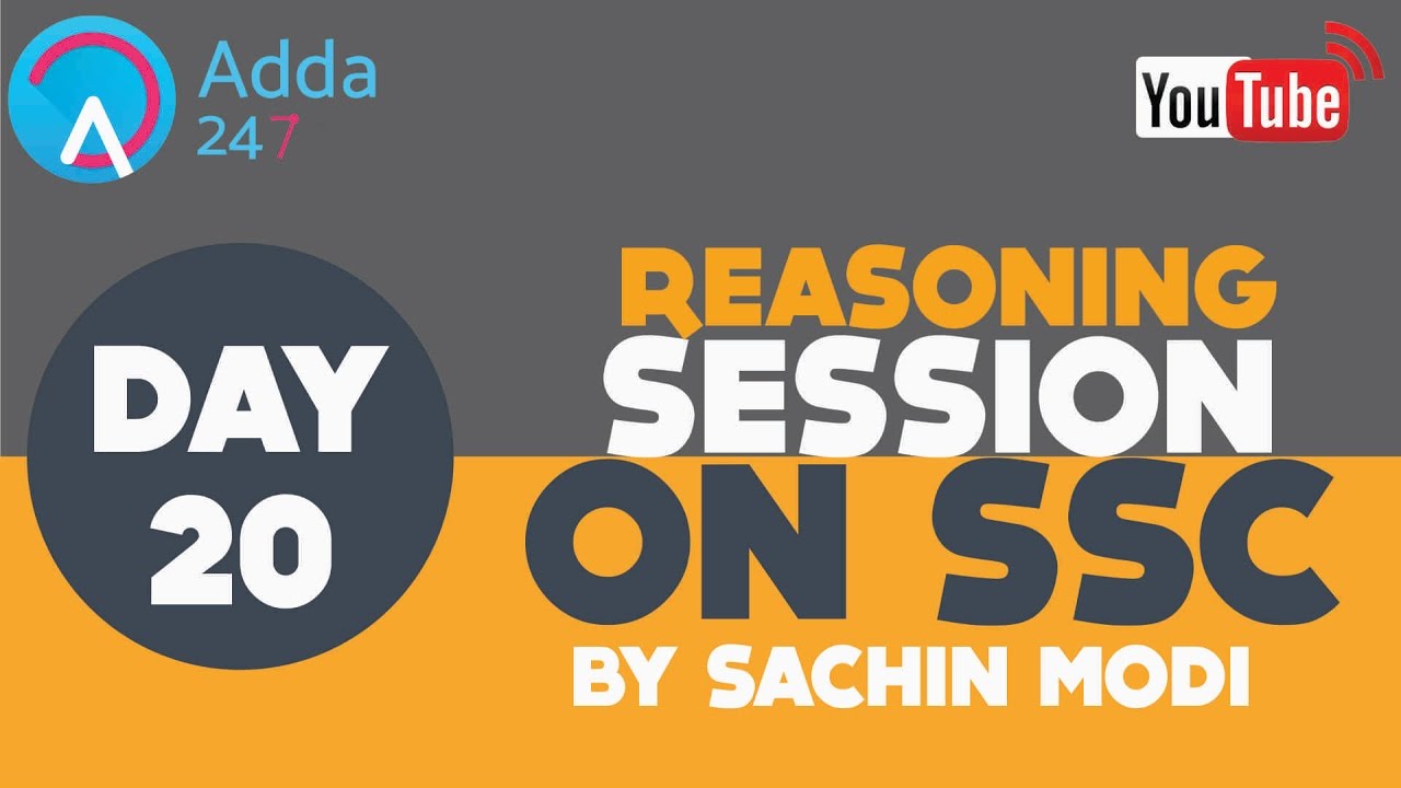 Important Reasoning Questions for SSC Exams 2017 | SSC CGL/CHSL