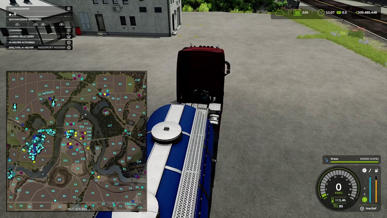 Een gezellig potje Farming Simulator 25 samen met Sem