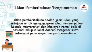 Bahasa Indonesia Kelas 5 - Iklan Pemberitahuan dan Undangan