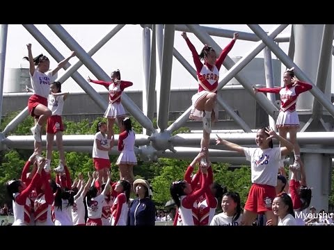 ブラスエキスポ2016　箕面自由学園高等学校　チアリーダー部