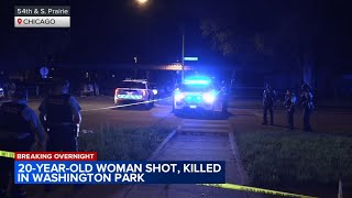 20-year-old woman found fatally shot in the head in Washington Park: police