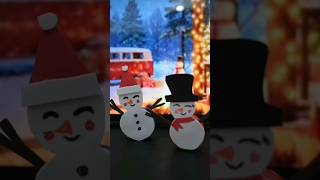 Easy craft Snow man