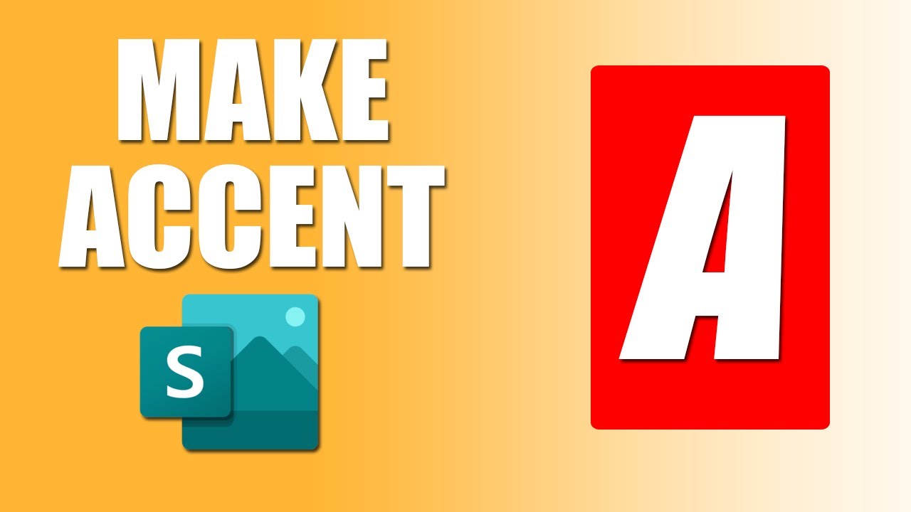How to make accent text in sway - YouTube