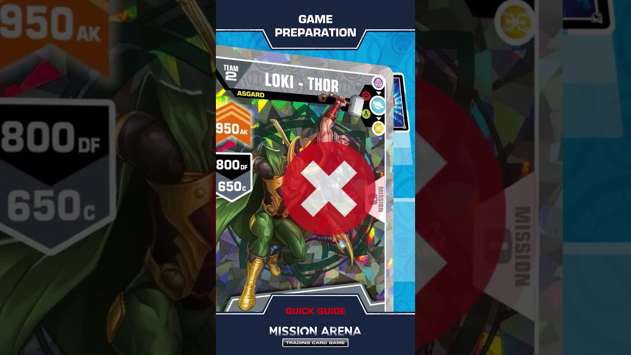 Marvel Mission Arena Trading Card Game - Preparation - YouTube