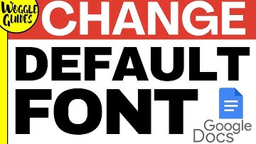 How to change default font in Google Docs