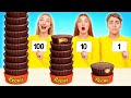 100 Lapis Cokelat Tantangan | Tantangan Makanan Lucu Multi DO Challenge