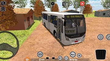 Proton bus simulator 2 com MOD no Android map Novo recanto linha 542 com Neobus mega plus