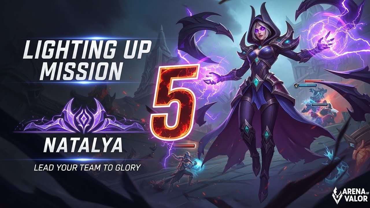 The "lighting up" mission: lead your team to get 5 consecutive kills using Natalya in Arena.