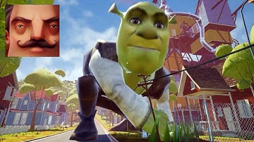 Hello Neighbor - My New Neighbor Big Shrek Act 2 Gameplay Walkthrough