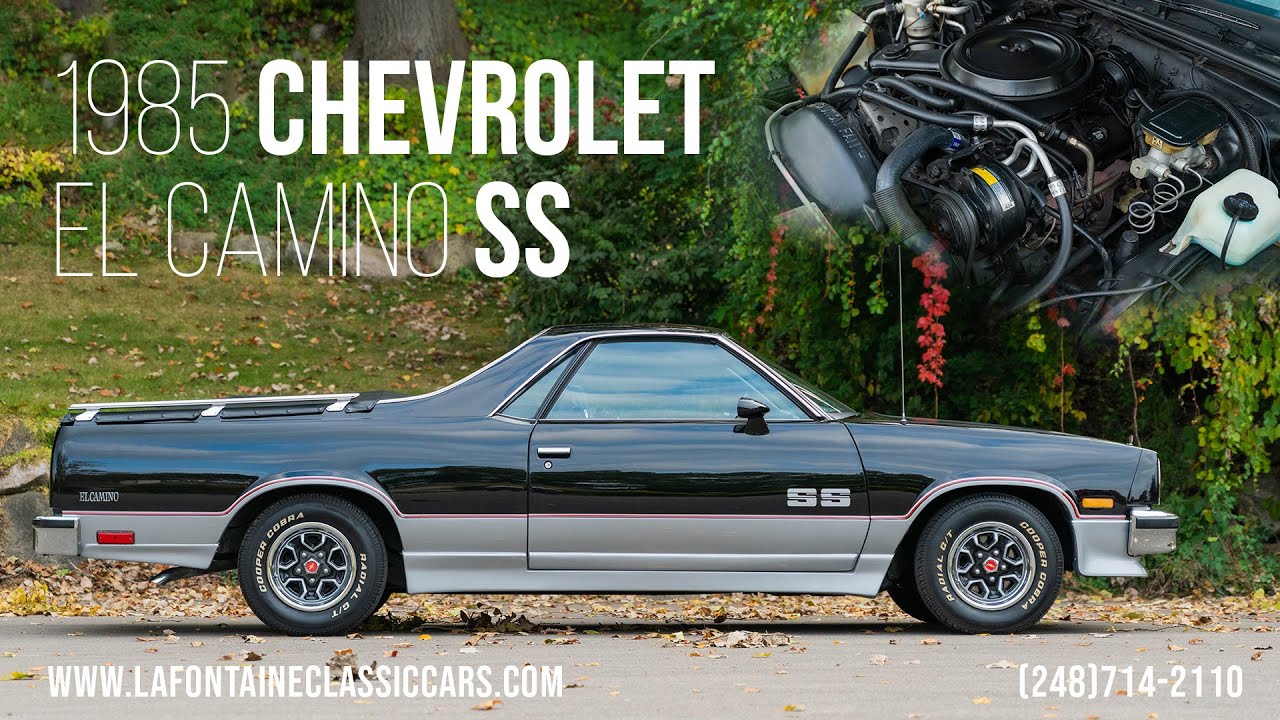 1985 Chevrolet El Camino SS YouTube