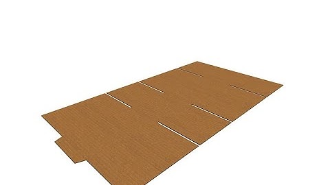 Full Overlap Slotted Container Type Corrugated Box