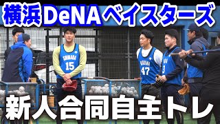 横浜DeNAベイスターズ 2026新人合同自主トレ始動！ドラ1・ 小田康一郎