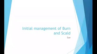 MOH Lecture - Initial Management of Burn and Scald screenshot 1