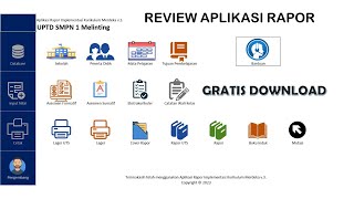 Review Aplikasi Rapor Kurikulum Merdeka - Gratis Download
