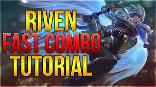 Riven Fast Combo Tutorial! DPS als Burst [League of Legends] [Deutsch / German]