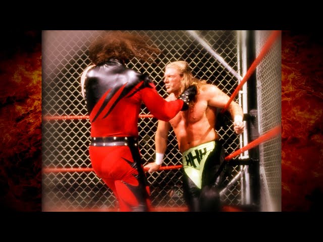 MAN THE KING OF THE NIGHT CAIN スタチュー Kane vs Triple H Steel Cage Match 2/1/99 (1/2) - YouTube