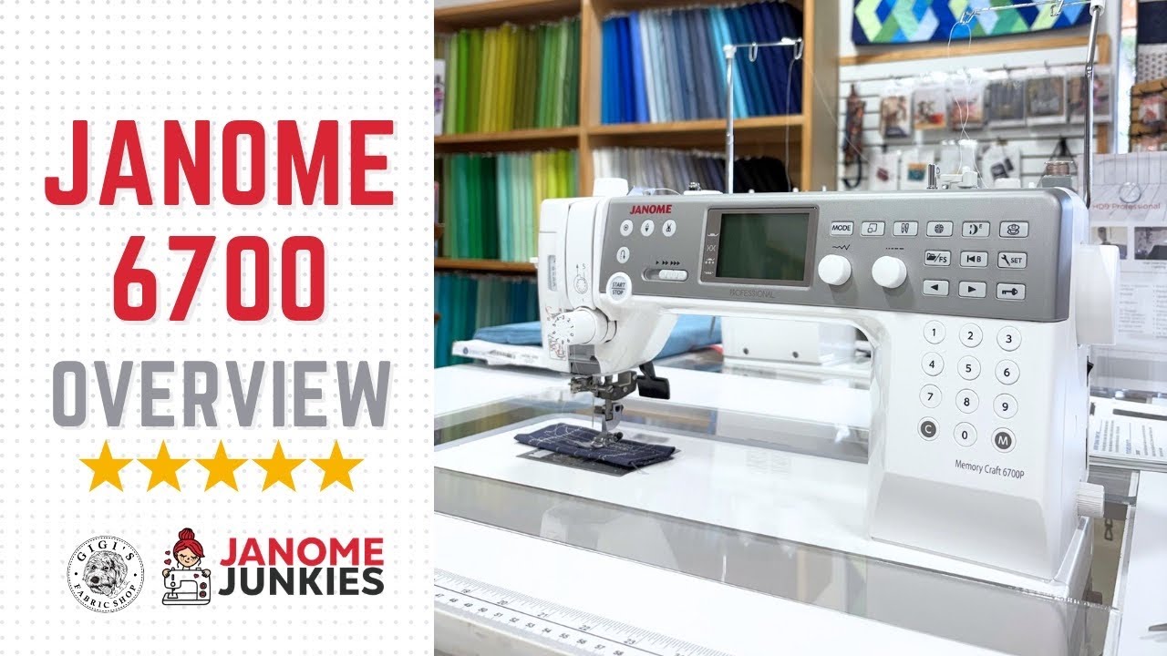 Janome Memory Craft 6700 Professional Sewing and Quilting Machine