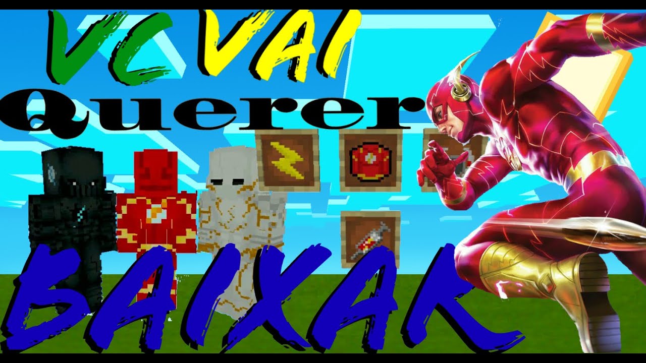 O Melhor Addon/Mod Do Flash Para O Minecraft Pocket Edition (Minecraft ...