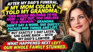 After DAD'S FUNERAL, My Mom Told My Grandma GET OUT, YOU USELESS OLD WOMAN— She Left, 1 Day Later