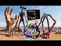 Siren Head, Milkwalker & Megahorn on Google Earth — VR 360°