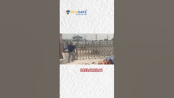 Lắp Đặt Cổng Xếp Inox P006 Tại Hưng Yên #pcggate #congxep #tintuc #news #home