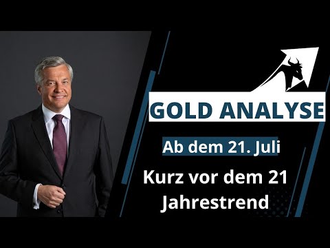 Gold Analyse Kurz vor dem 21 Jahre Uptrend