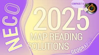 Geography| NECO 2025 Map Reading Questions Solved the Easy Way