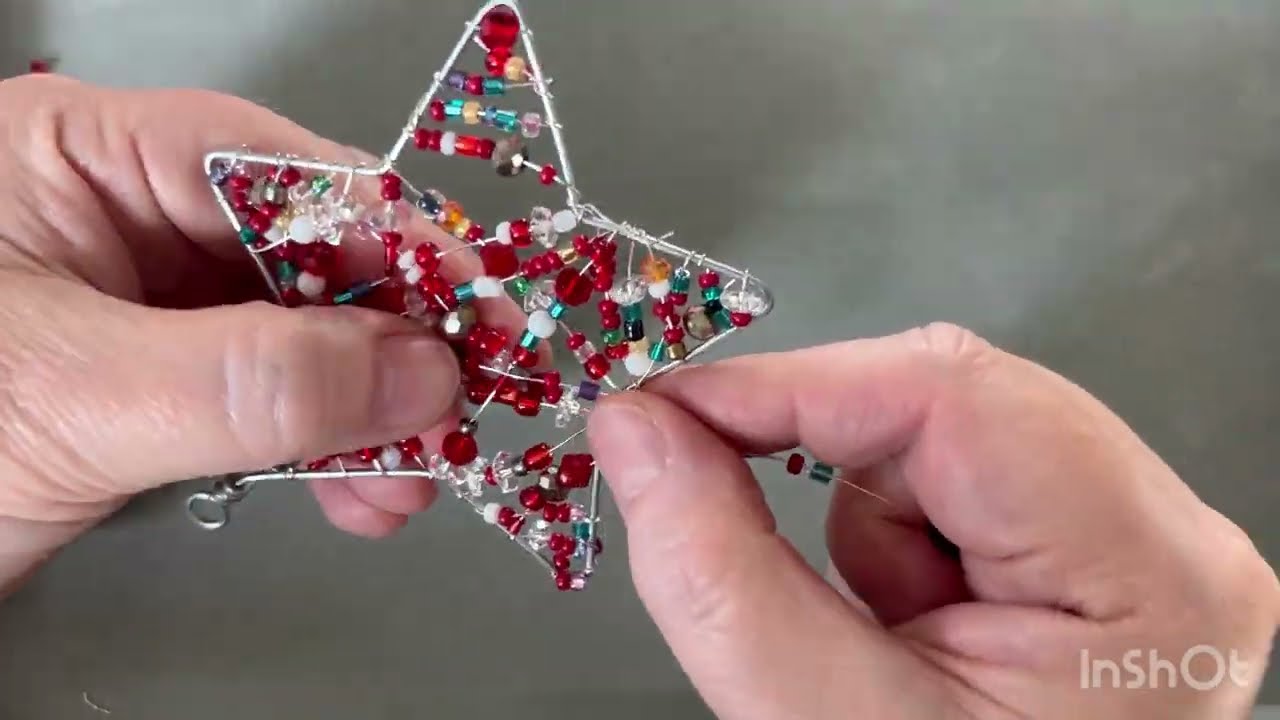 13. Christmas Wire Star ornament