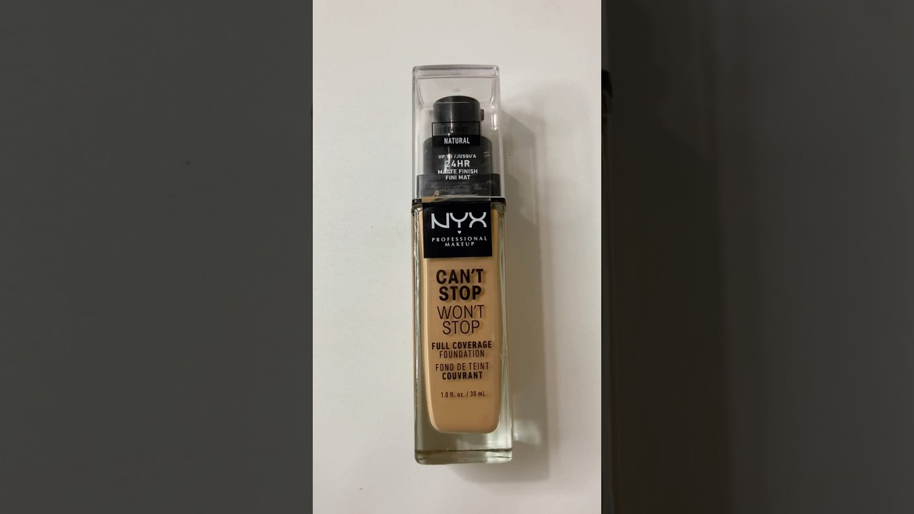 This Nyx foundation will leave you with a powder finish 