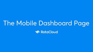 The RotaCloud mobile dashboard page screenshot 5