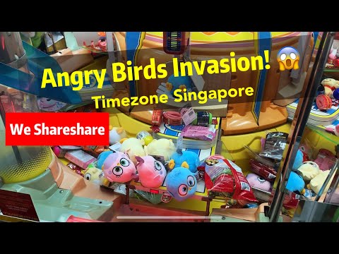 Angry Birds invade Timezone Singapore!