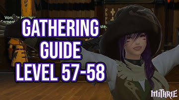 FFXIV 3.0 0683 Gathering Guide Level 57 to 58