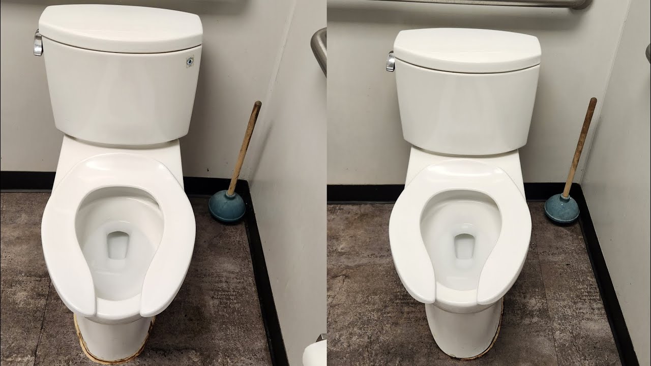 Two Newer Toto Drake II toilets YouTube