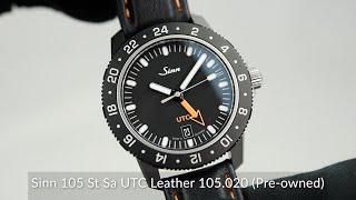 Sinn 105 St Sa UTC Leather 105.020 (Pre-owned)