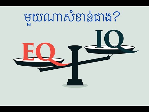 តើIQនិងEQមួយណាជារបស់កំណត់នៃភាពជោគជ័យ?