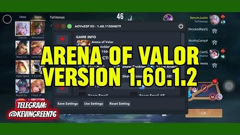 How to AIMBOT in Arena of Valor ( AOV) mod hack map server EU ?