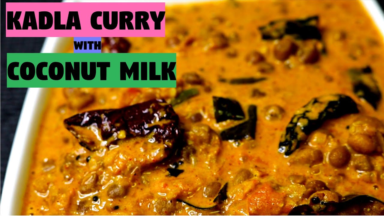 EASY & TASTY KADALA CURRY WITHOUT COCONUT Kadala Curry Recipe Black