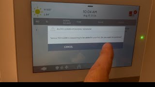 Adding a Power G sensor to a Qolsys keypad 