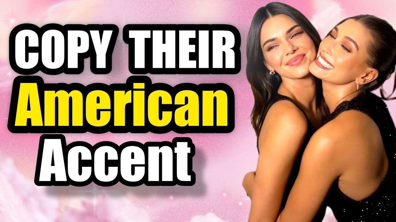 Shadowing English with Hailey BIEBER and Kendall Jenner | American English accent