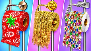 Rich vs Broke vs Giga Rich Girl in Jail by Candy DO