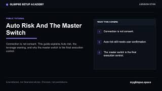 Auto Risk and Master Switch: How Glimpse Execution Starts