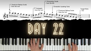 Day 22 - Ornaments, Scales &amp; Arpeggios Workout | 30 Day Jazz-Blues Piano Challenge