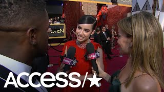 Famous Sofia Carson Talks Fashion, Her Oscar-Nominated Faves & Gearing Up To Shoot 'PLL' Spinoff | Access Net Worth