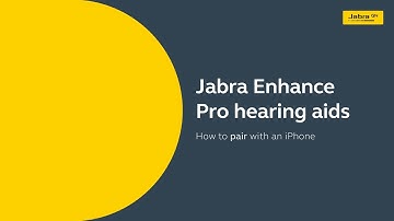 Jabra Enhance Pro 20: How to pair your hearing aids with an iPhone