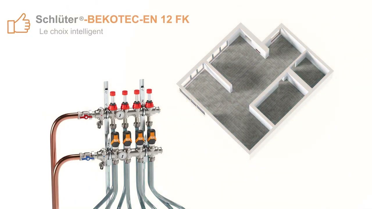 Schlüter-BEKOTEC-EN 18 FTS : Chauffage par le sol avancé