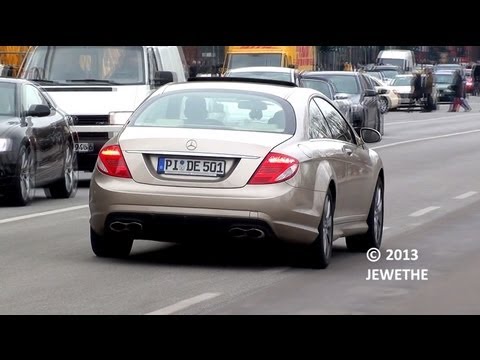 Mercedes-benz CL500 Kicherer Exhaust LOUD Acceleration Sound In Hamburg (1080p Full HD)