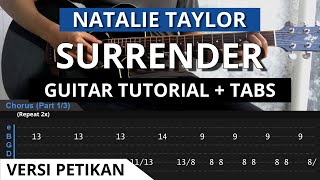 Tutorial Gitar Surrender - Natalie Taylor Petikan Gitar Versi Asli + Tab